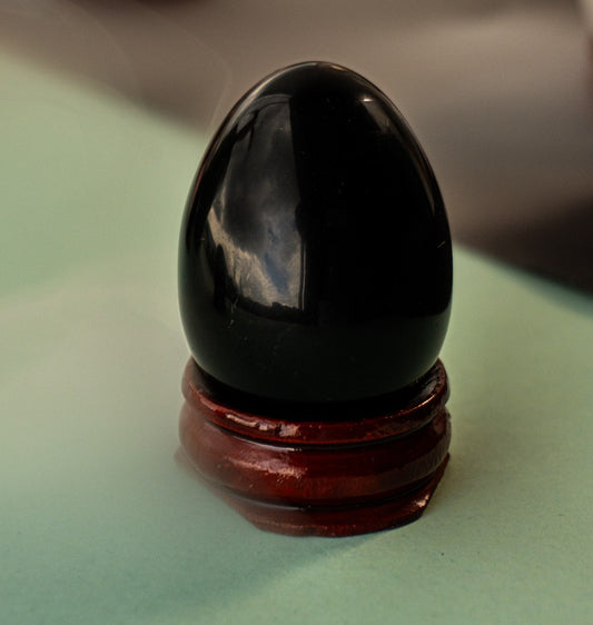Huevo Yoni Obsidiana